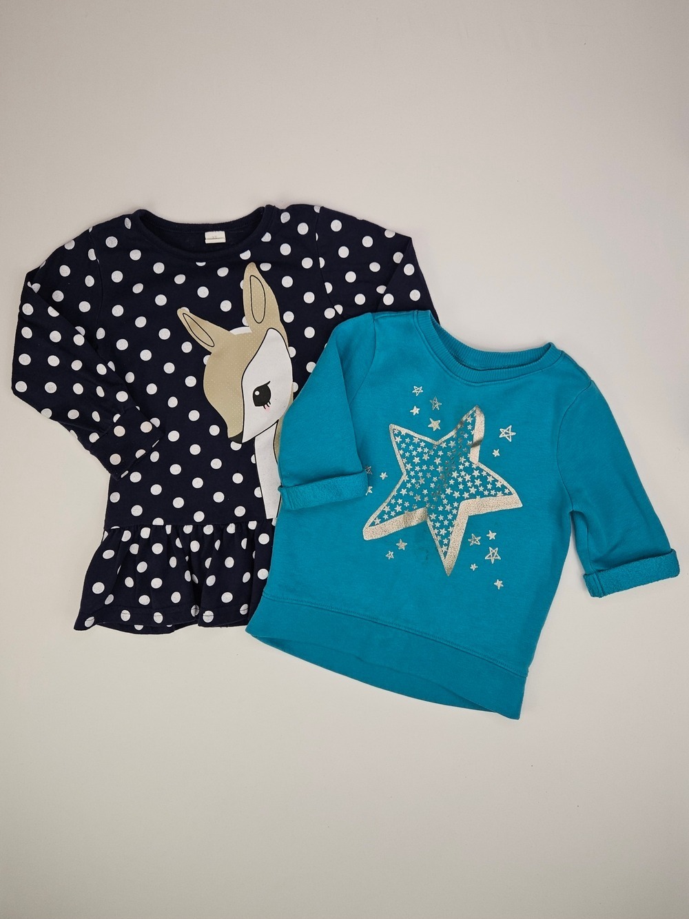 5/$25 Toddler Girls Sweater Bundle Size 3T Old Navy Deer & Blue Star